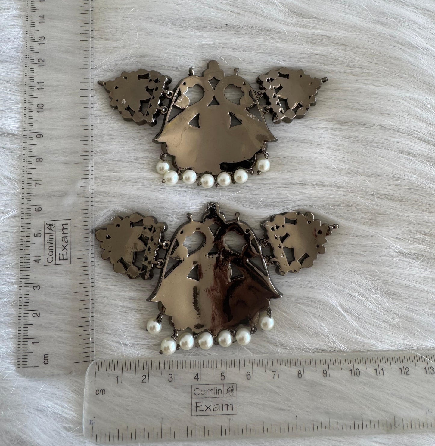 Black finish real kemp-green-white pearl armlet/bajuband/vanki dj-51177