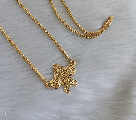 Gold tone Annam mangalyam with 30 inches chain dj-42221