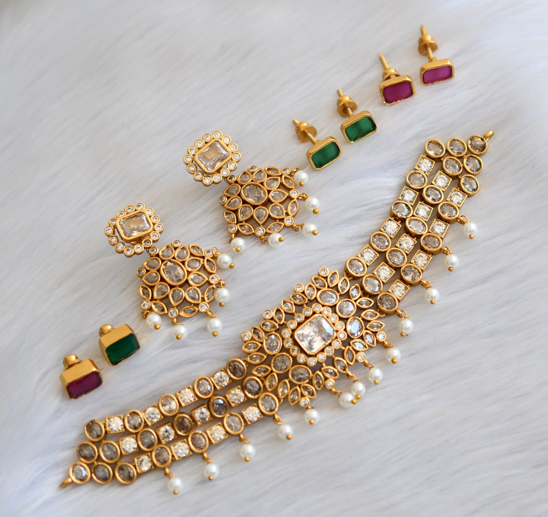 Flipkart Choker Necklace Box Cardboard Satin High Neck Necklace