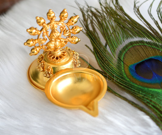 Gold tone lakshmi diya dj-24592