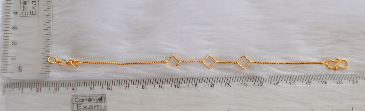 Gold tone bracelet dj-39436