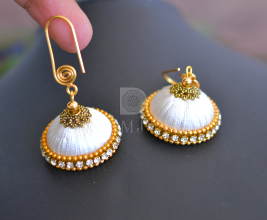 Antique white crystal bead multilayer necklace set dj-10682