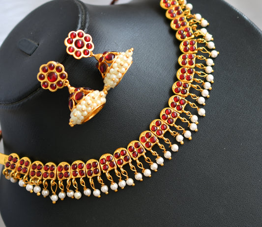 Gold tone kemp necklace set dj-09154