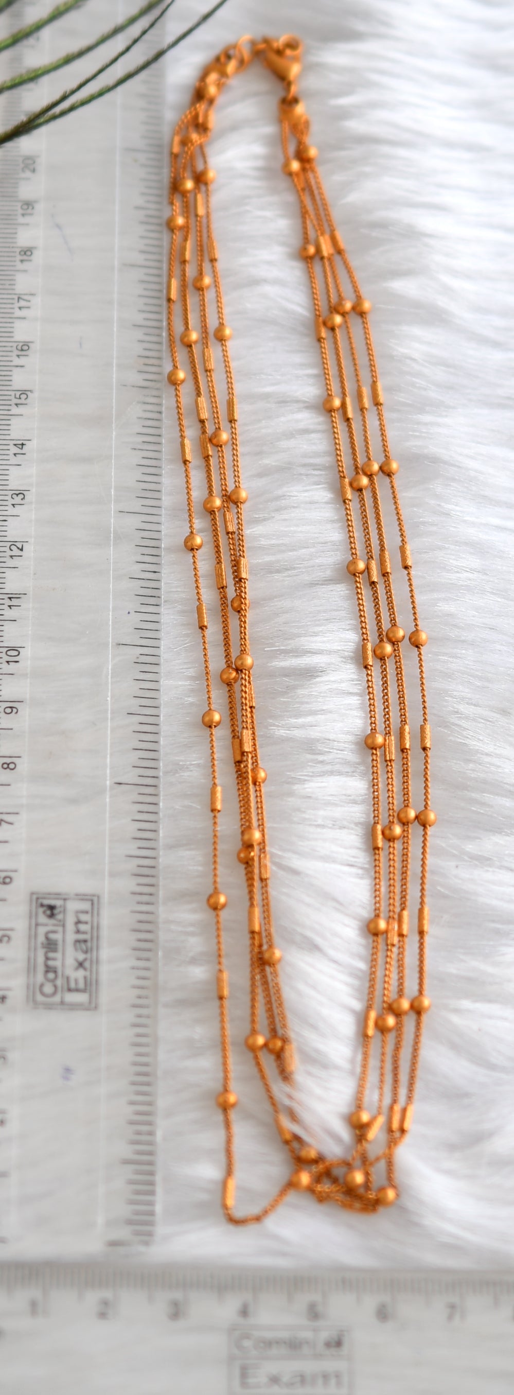 Matte finish multi layer chain dj-38846
