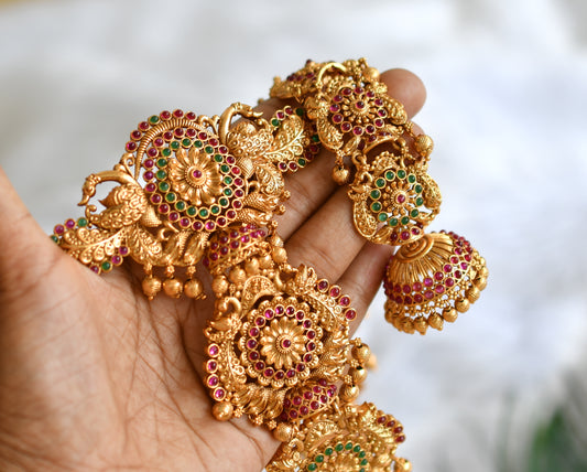 Matte finish kemp green peacock hair jwell dj-38759