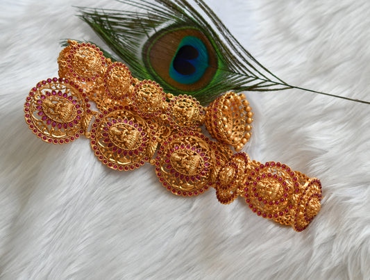 Matte finish kemp Lakshmi hair jwell dj-38761