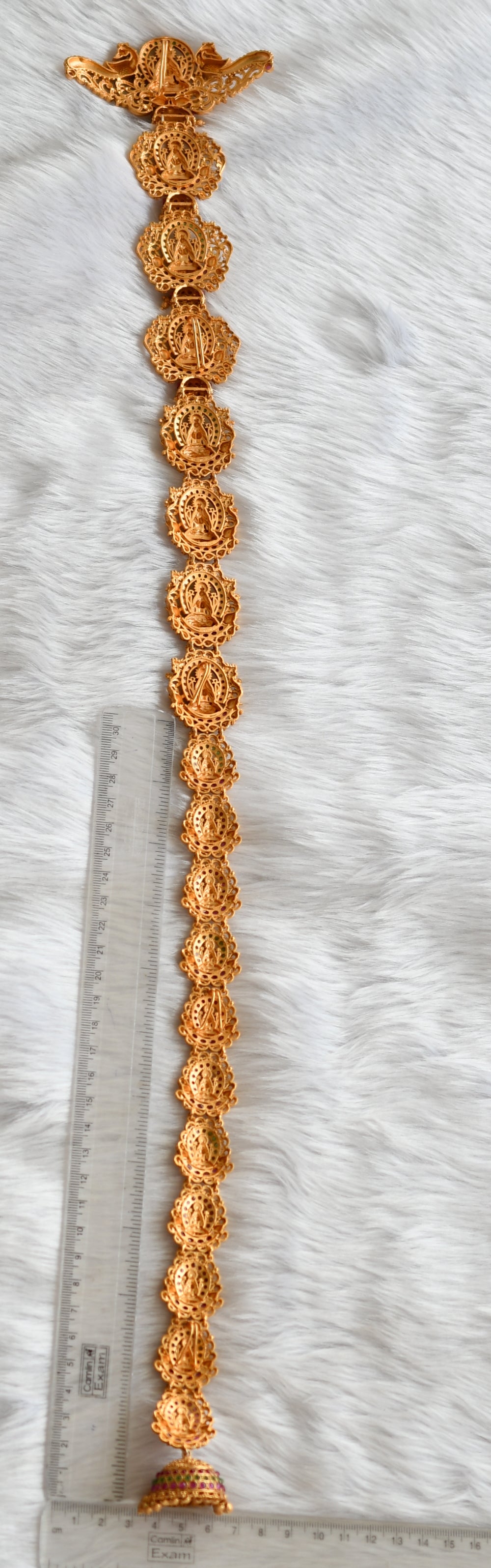 Matte finish kemp-green Lakshmi Long hair Jewel dj-35139