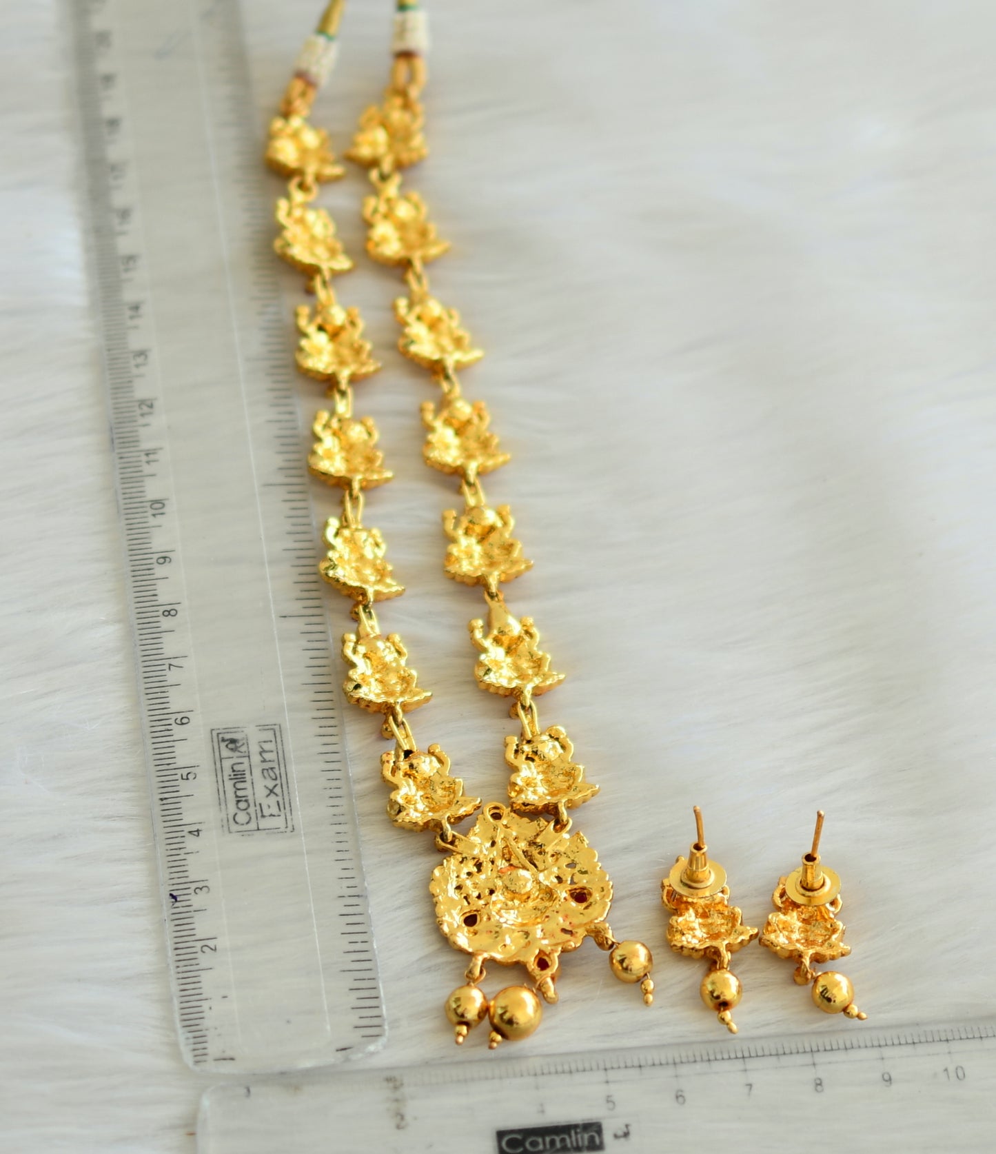 Antique kemp lakshmi necklace set dj-12161
