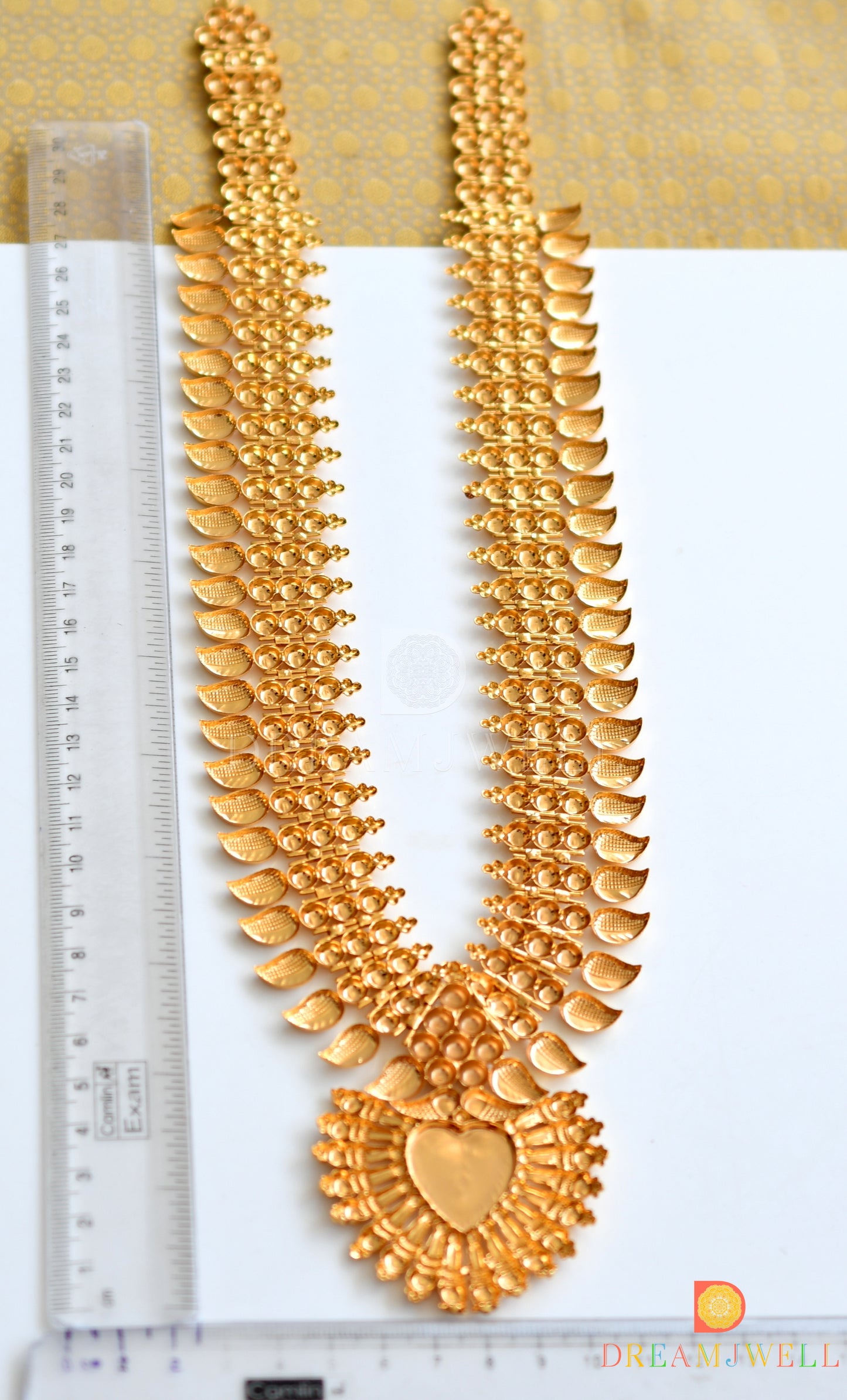 Gold tone Mango Kerala style haar dj-37207