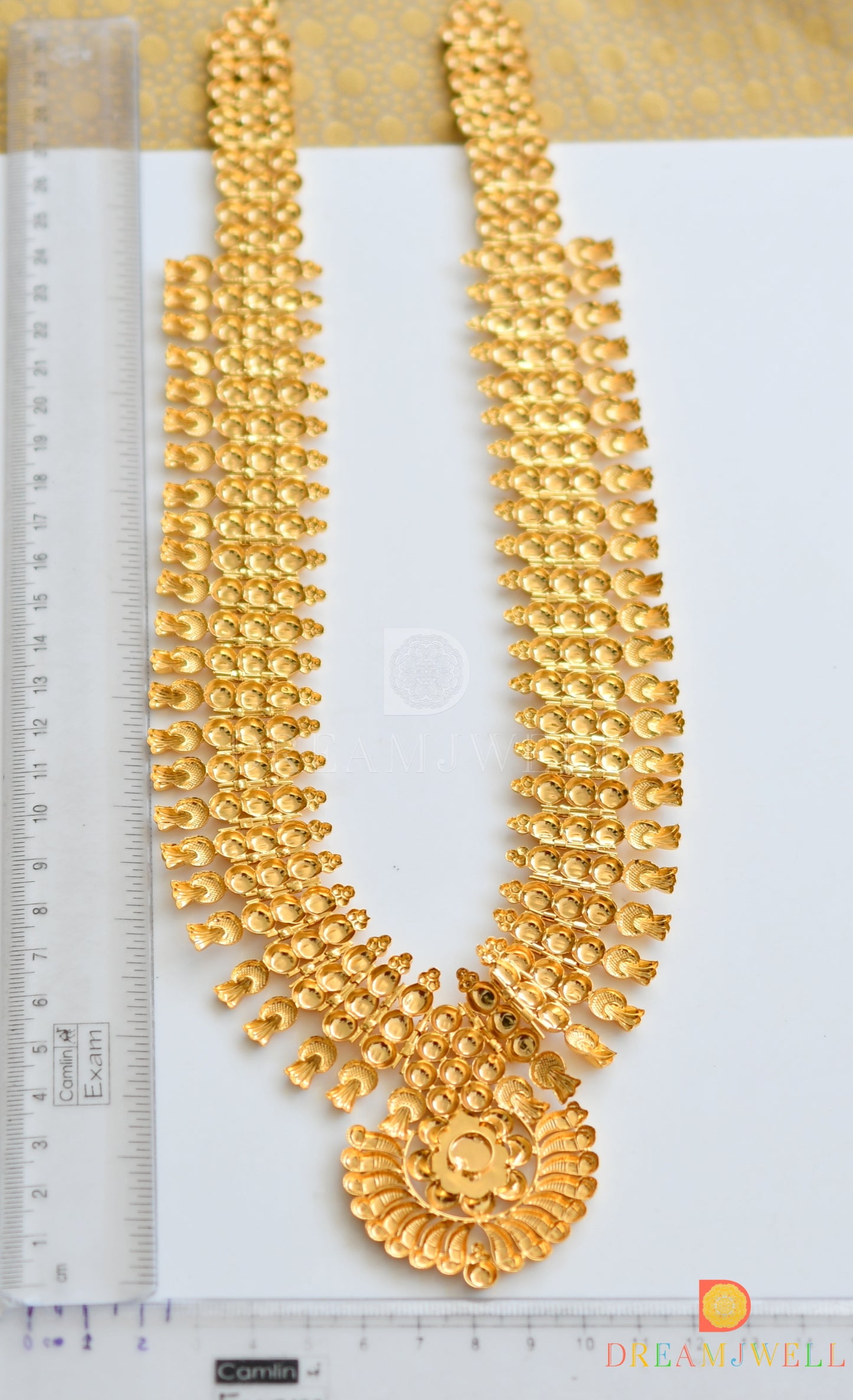 Gold tone Kerala style haar dj-37212