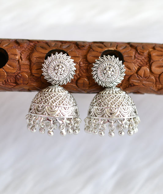 Silver tone Jhumkka dj-02290