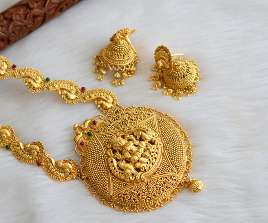 Antique peacock-Lakshmi nagaas haar set dj-02689