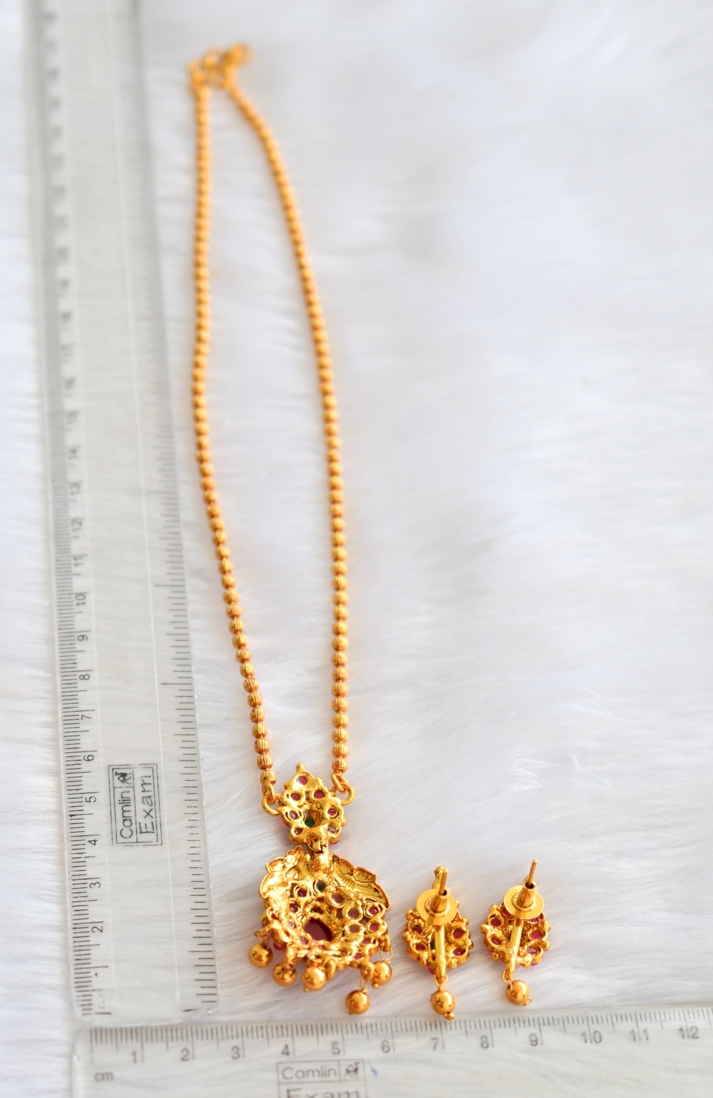 Antique kemp-green necklace set dj-09092