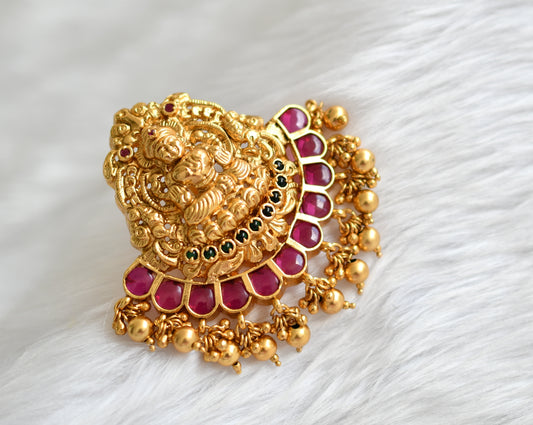 Matte finish kemp-green Lakshmi hair Jewel(Rakodi) dj-39609