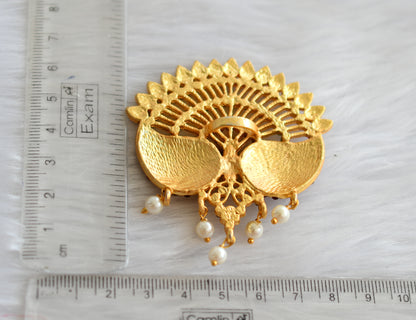 Gold tone kemp peacock hair jewel(rakodi) dj-09102