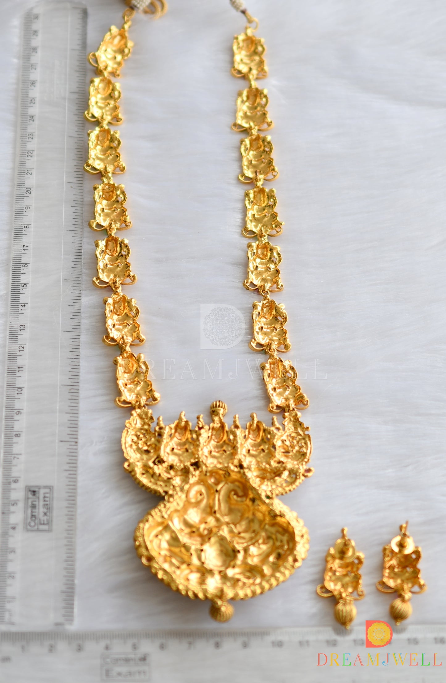 Antique kemp-green Lakshmi Nagasu haar set dj-02703