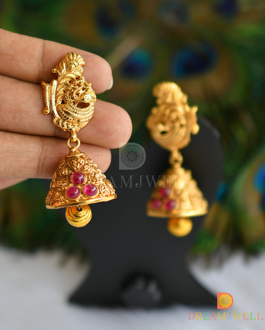 Antique kemp peacock jhumkka dj-01236