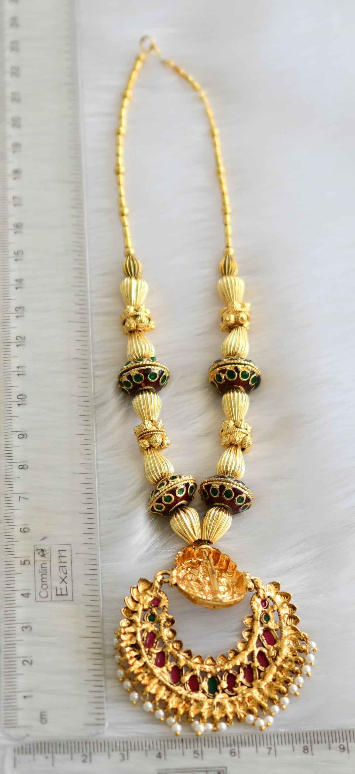 Antique handmade bali Lakshmi necklace dj-02908