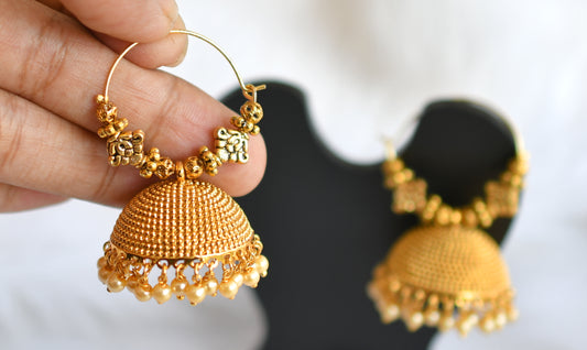Antique hoop jhumkka dj-39091