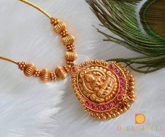 Gheru finish kemp Lakshmi necklace dj-03290