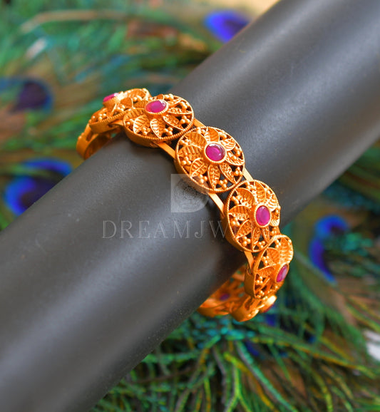 Matte Finish Ruby Open Type Kada dj-13933