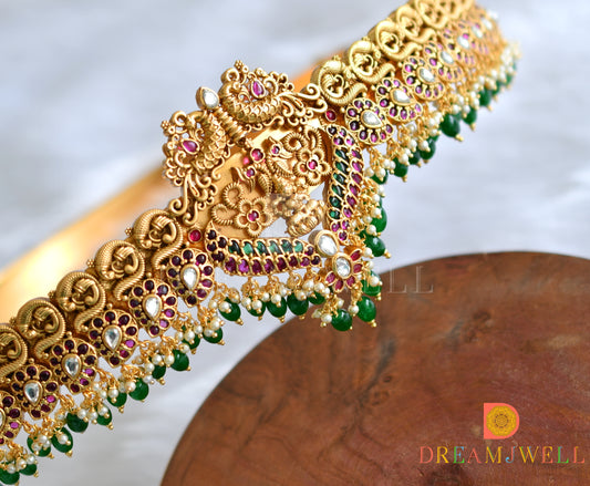 Matte finish real kemp-green Lakshmi Waist band dj-32137