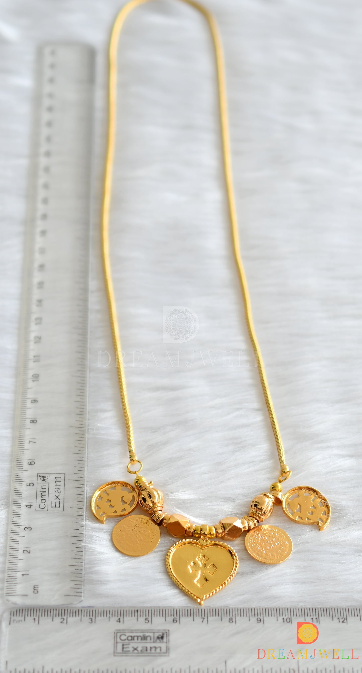Gold tone Mango cross mangalyam dj-37494
