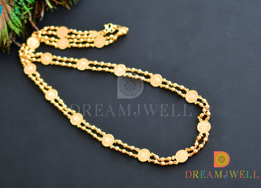Gold tone 24 inches Lakshmi Coin Chain dj-23629