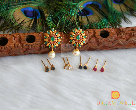 Matte finish Color changeable earrings dj-37593