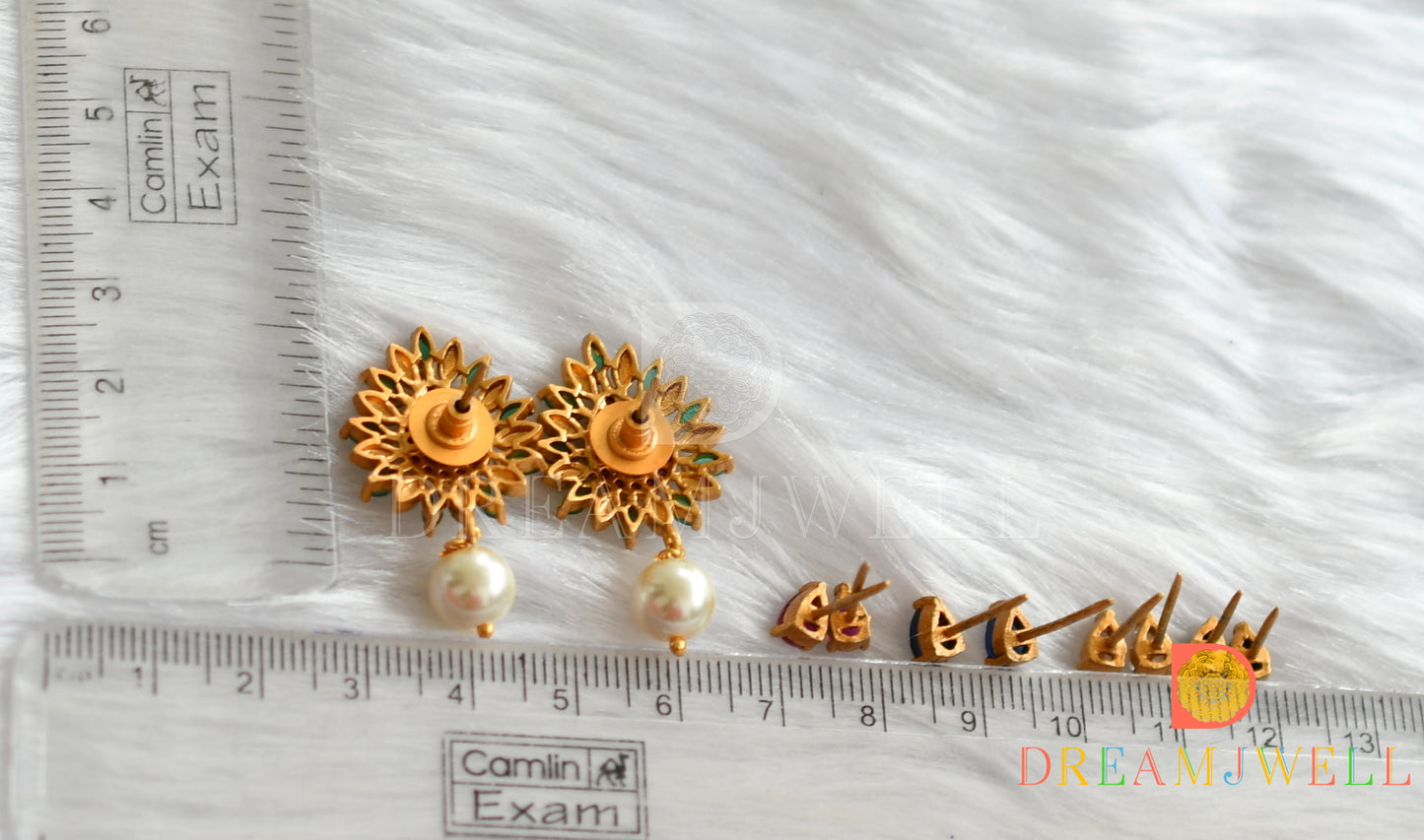 Matte finish Color changeable earrings dj-37593