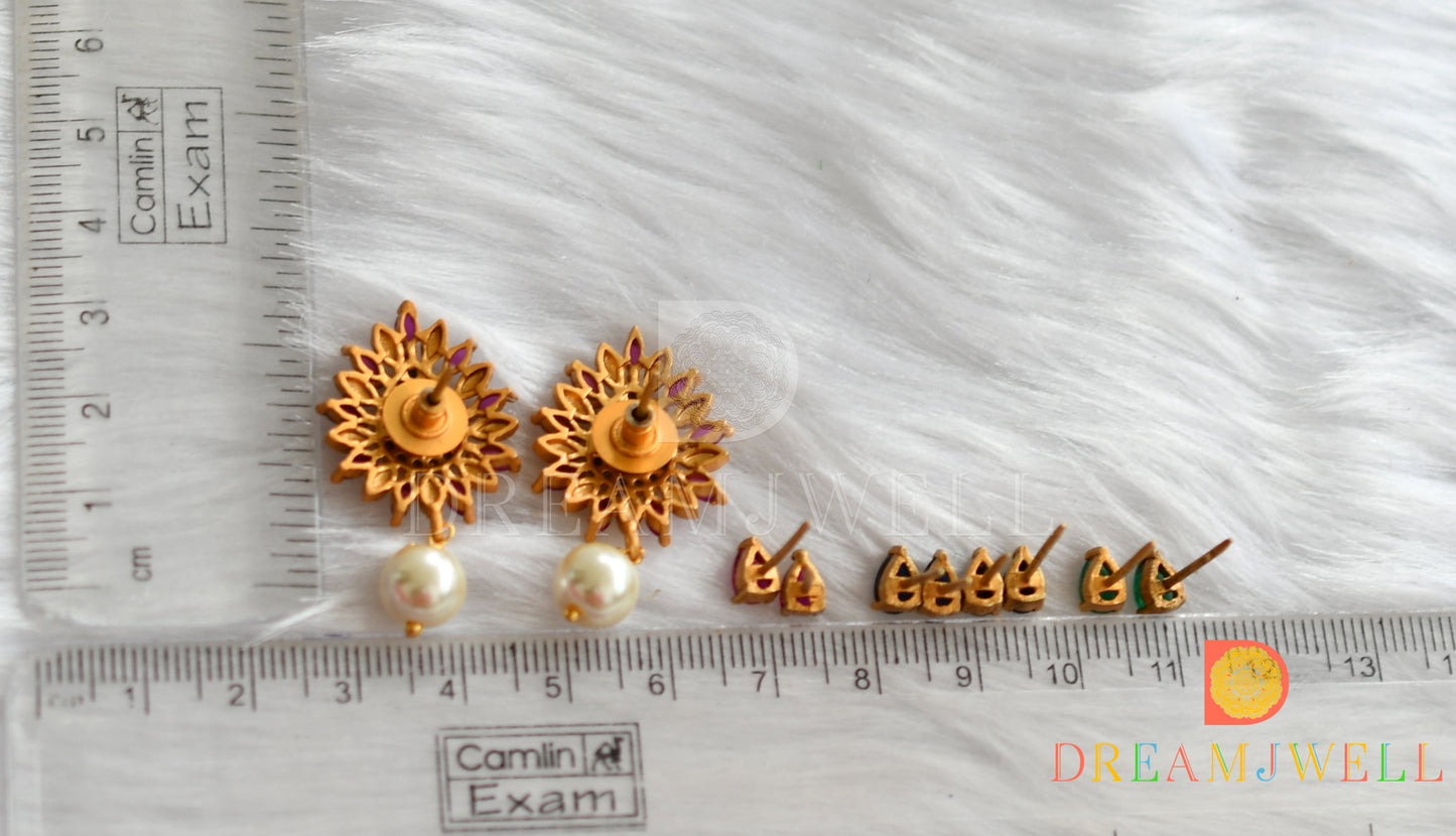 Matte finish Color changeable earrings dj-37594