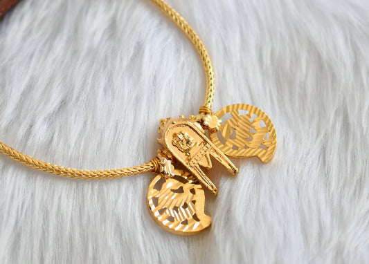 Gold tone mango Lakshmi mangalyam dj-39172