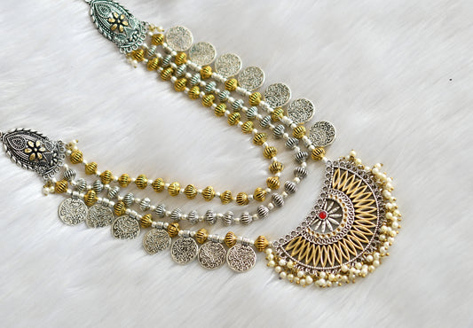 Dual tone coin designer multilayer Haar dj-24507