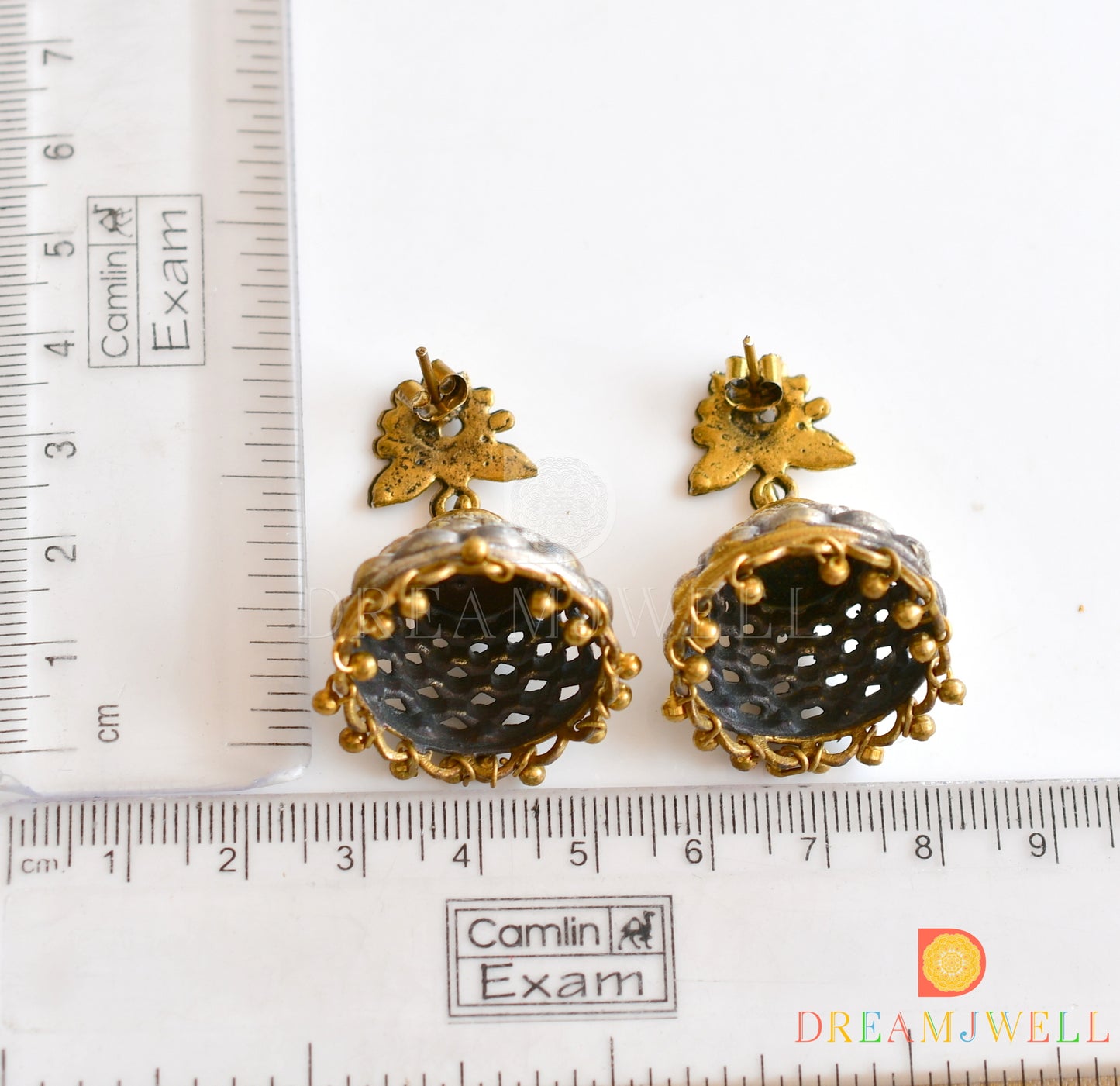 Two tone Peacock jhumkka dj-36252