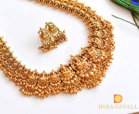 Matte finish Lakshmi designer haar set dj-36167