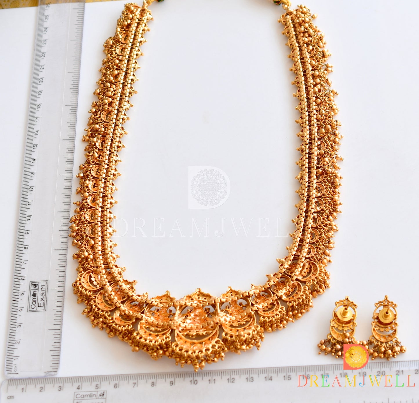 Matte finish Lakshmi designer haar set dj-36167