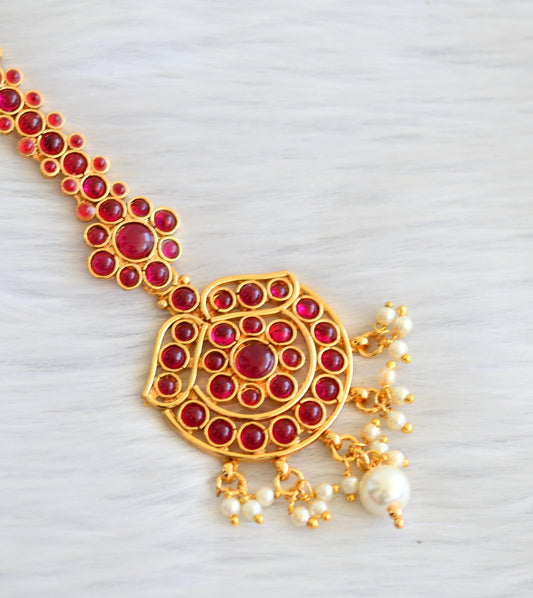 Gold tone kemp bridal tikka dj-08540