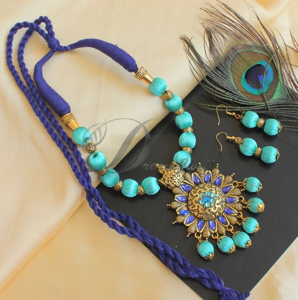 Jewellery Set Silk Thread Jewellery Price Designer Jewelry Silk