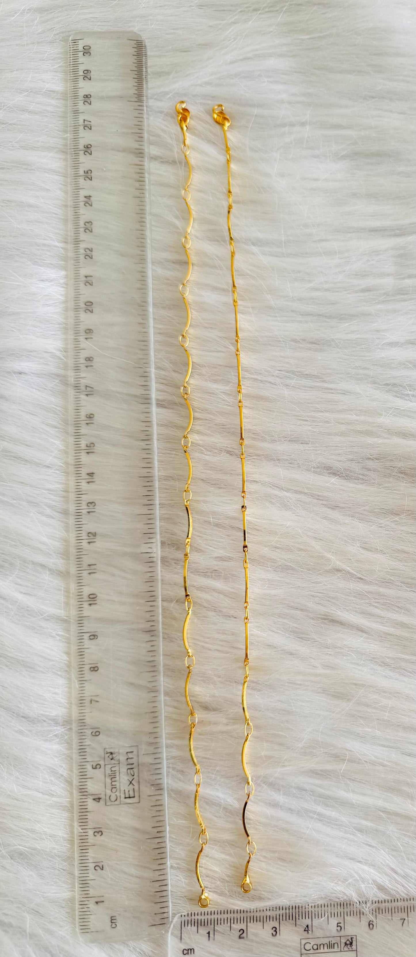 Gold tone 10.5 inches anklets dj-51297