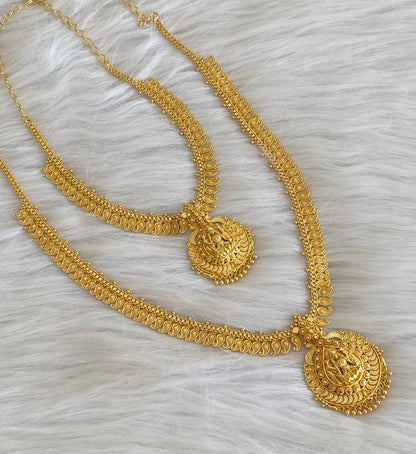 Gold tone mango lakshmi combo set dj-54286