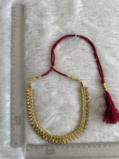 Gold tone precious kemp necklace dj-52001