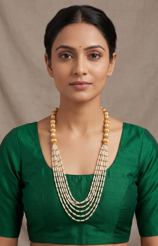 Lovely Handmade Pearl Multilayer Haar -dj04744