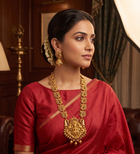 Antique Kemp Lakshmi Haar Set dj-05340