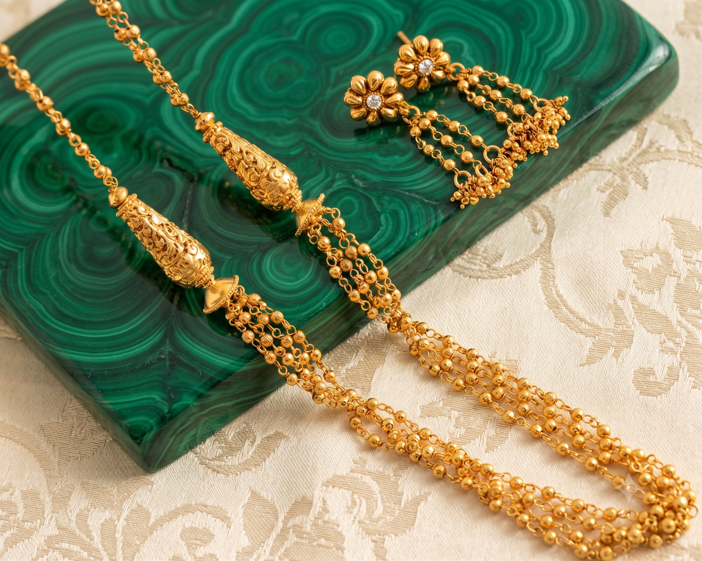 Beautiful Antique Multi Layer Necklace Set-dj05378