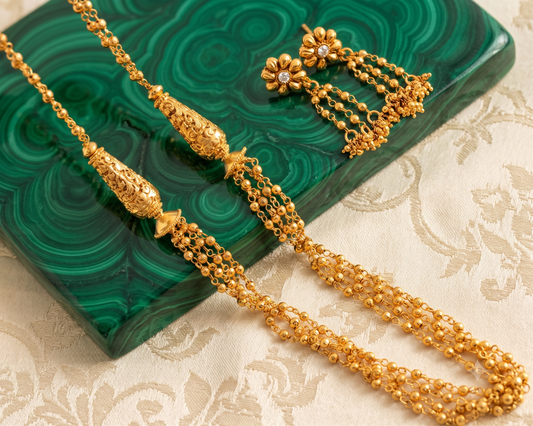 Beautiful Antique Multi Layer Necklace Set-dj05378