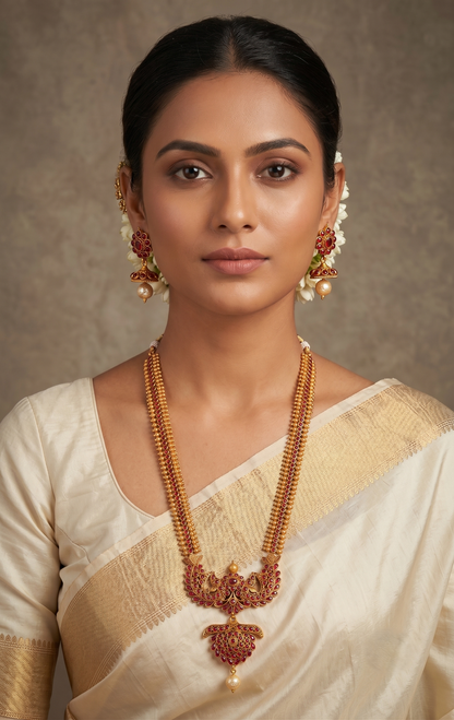 Antique gold kemp peacock designer haar Set dj-05427