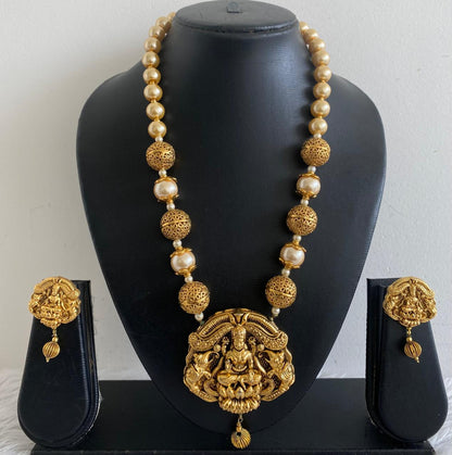 Divine Antique Lakshmi Traditional Necklace Set-dj05904