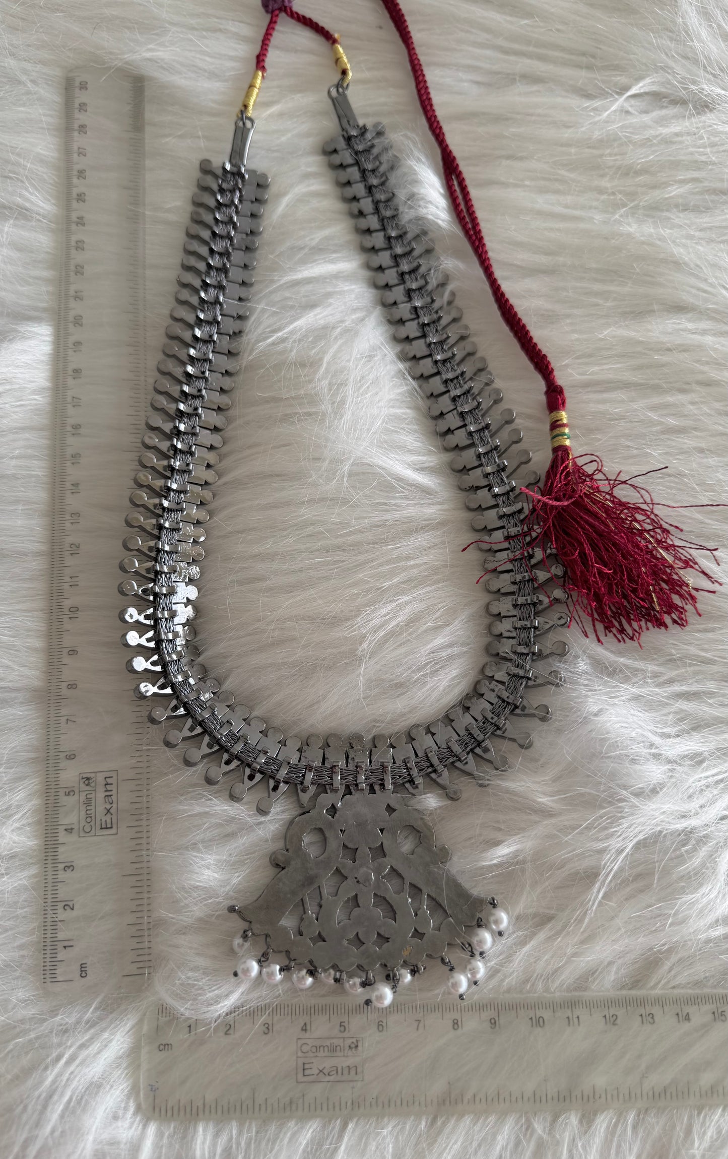 Black finish precious kemp pearl peacock pendant haar Dj-51167