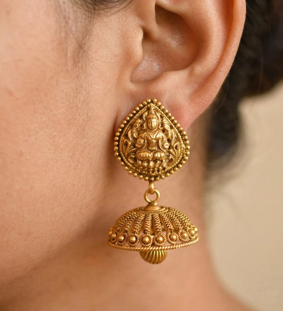 Antique Lakshmi jhumkka dj-07649