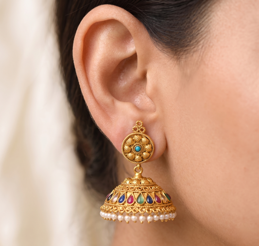 Antique multi colour Jhumkka dj-07782